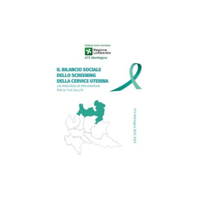 copertina bilancio sociale screening cervice uterina