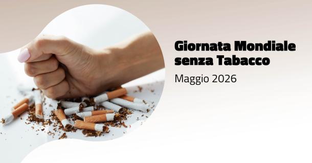 Banner giornata mondiale senza tabacco