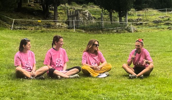 Relatrici manifestazione "Rifugi in rosa" - rifugio Quinto Alpini